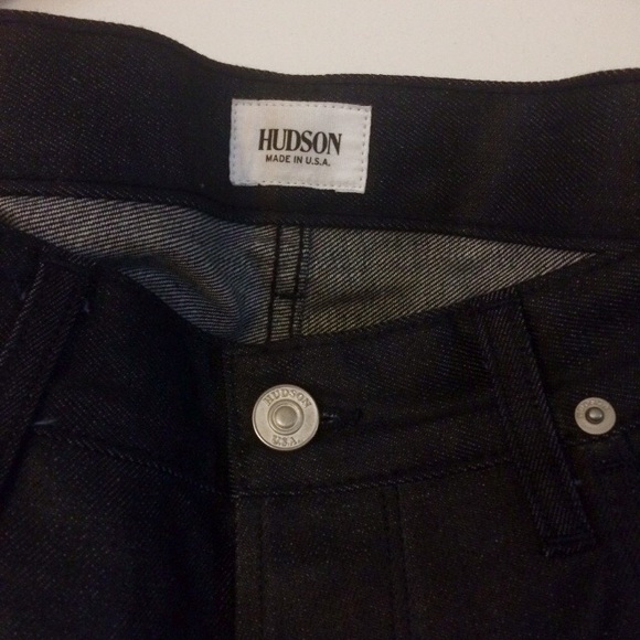 HUDSON MENS DARK DENIM JEANS - Picture 3 of 8